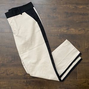 CALVIN KLEIN Cream Tuxedo Pants